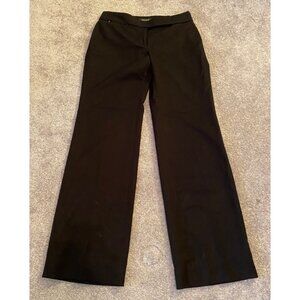 White House Black Market Modern Boot Pants Black Trousers Size 4 WHBM